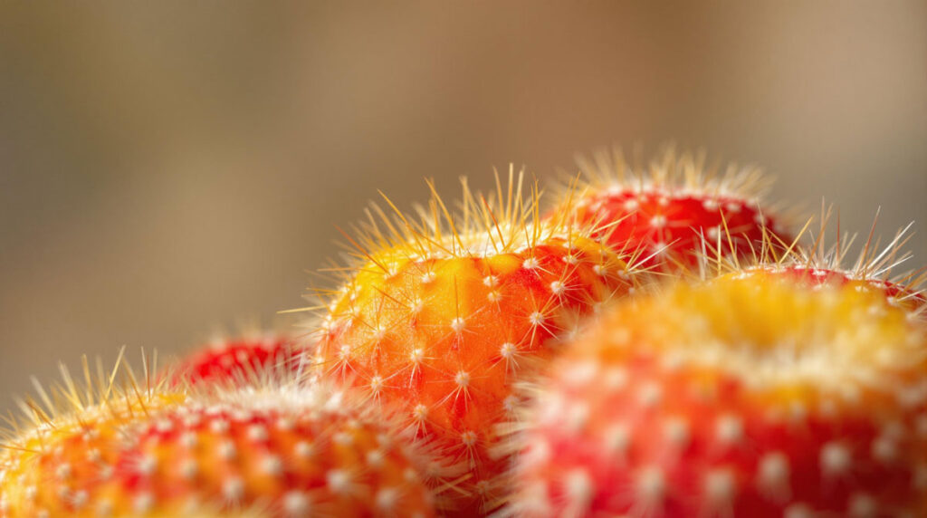 Colorful Moon Cacti Display